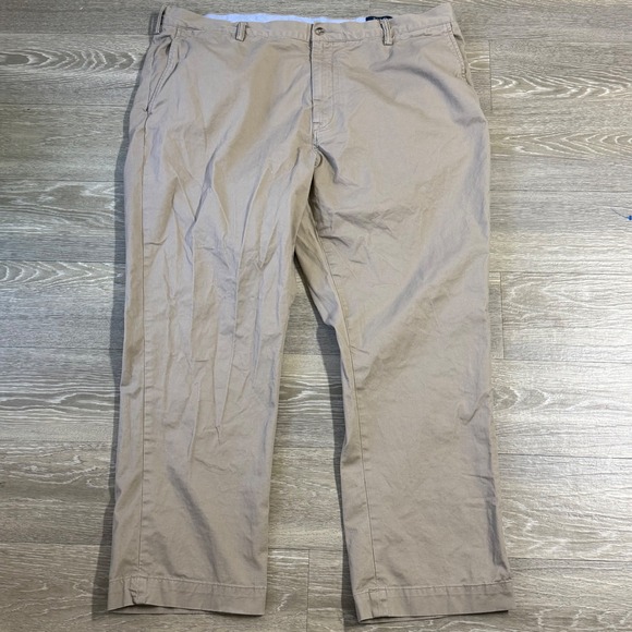 Polo Ralph Lauren Stretch Classic Fit Chino Pants Beige 44Bx30 Preppy Office - Picture 1 of 9